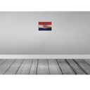 [LA-115783-2030] Blechschild 20x30 cm Kroatien Croatia Rost Flagge Fahne Wappen Bild 2