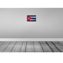 [LA-115784-H] Holzschild 20x30 cm Kuba Cuba Rost Flagge Fahne Wappen Bild 2