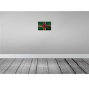 [LA-115790-H] Holzschild 20x30 cm Dominica Rost Flagge Fahne Wappen Bild 2