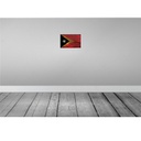 [LA-115792-H] Holzschild 20x30 cm Osttimor East Timor Rost Flagge Fahne Wappen Bild 2