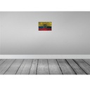 [LA-115793-H] Holzschild 20x30 cm Ecuador Rost Flagge Fahne Wappen Bild 2