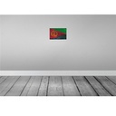[LA-115798-2030] Blechschild 20x30 cm Eritrea Rost Flagge Fahne Wappen Bild 2