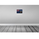 [LA-115801-2030] Blechschild 20x30 cm Falklandinseln Rost Flagge Fahne Wappen Bild 2