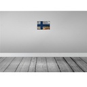 [LA-115804-H] Holzschild 20x30 cm Finnland Finland Rost Flagge Europa Bild 2