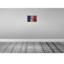 [LA-115805-H] Holzschild 20x30 cm Frankreich France Rost Flagge Fahne Wappen Bild 2