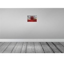 [LA-115812-2030] Blechschild 20x30 cm Gibraltar Rost Flagge Fahne Wappen Bild 2