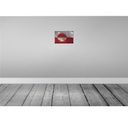 [LA-115814-H] Holzschild 20x30 cm Grönland Greenland Rost Flagge Fahne Wappen Bild 2
