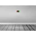 [LA-115821-1812] Blechschild 12x18 cm Guyana Rost Flagge Fahne Wappen Bild 2