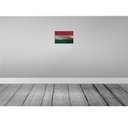 [LA-115826-H] Holzschild 20x30 cm Ungarn Hungary Rost Flagge Fahne Wappen Bild 2
