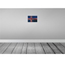 [LA-115827-2030] Blechschild 20x30 cm Island Iceland Rost Flagge Fahne Wappen Bild 2