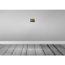 [LA-115828-1812] Blechschild 12x18 cm Indien India Rost Flagge Fahne Wappen Bild 2