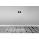 [LA-115832-1812-H] Holzschild 12x18 cm Irland Ireland Rost Flagge Fahne Wappen Bild 2