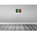 [LA-115832-2030] Blechschild 20x30 cm Irland Ireland Rost Flagge Fahne Wappen Bild 2