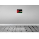 [LA-115839-2030] Blechschild 20x30 cm Jordanien Jordan Rost Flagge Fahne Wappen Bild 2