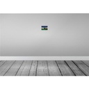 [LA-115848-1812-H] Holzschild 12x18 cm Lesotho Rost Flagge Fahne Wappen Bild 2