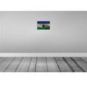 [LA-115848-2030] Blechschild 20x30 cm Lesotho Rost Flagge Fahne Wappen Bild 2