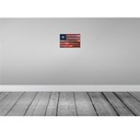 [LA-115849-2030] Blechschild 20x30 cm Liberia Rost Flagge Fahne Wappen Bild 2
