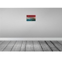 [LA-115853-H] Holzschild 20x30 cm Luxemburg Luxembourg Rost Flagge Fahne Wappen Bild 2