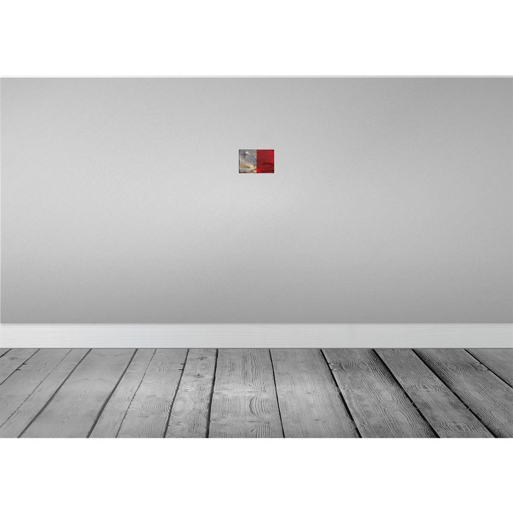 [LA-115861-1812] Blechschild 12x18 cm Malta Rost Flagge Fahne Wappen Bild 2