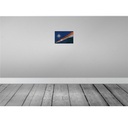 [LA-115862-H] Holzschild 20x30 cm Marshallinseln Rost Flagge Fahne Wappen Bild 2