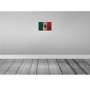 [LA-115865-2030] Blechschild 20x30 cm Mexiko Mexico Rost Flagge Fahne Wappen Bild 2