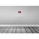 [LA-115868-1812] Blechschild 12x18 cm Monaco Rost Flagge Geburtstag Feiern Party Fahne Wappen Bild 2