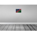 [LA-115874-H] Holzschild 20x30 cm Namibia Rost Flagge Fahne Wappen Bild 2