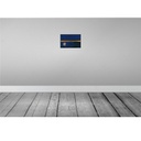 [LA-115875-2030] Blechschild 20x30 cm Nauru Rost Flagge Fahne Wappen Bild 2