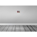 [LA-115876-1812-H] Holzschild 12x18 cm Nepal Rost Flagge Fahne Wappen Bild 2