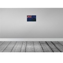 [LA-115879-H] Holzschild 20x30 cm Neuseeland New Zealand Rost Flagge Fahne Wappen Bild 2