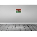 [LA-115881-H] Holzschild 20x30 cm Niger Rost Flagge Fahne Wappen Bild 2