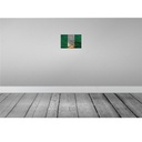 [LA-115882-2030] Blechschild 20x30 cm Nigeria Rost Flagge Fahne Wappen Bild 2