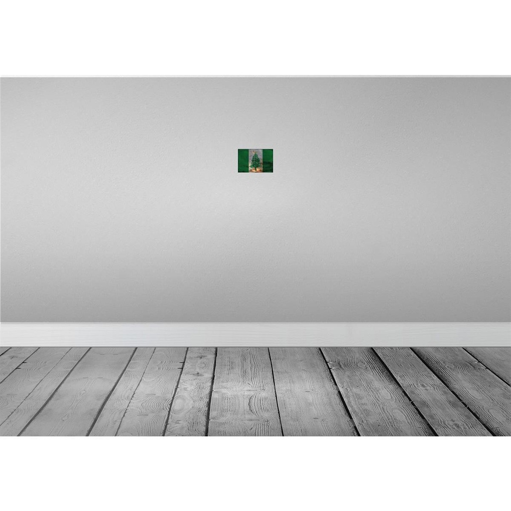 [LA-115884-1812-H] Holzschild 12x18 cm Norfolkinsel Rost Flagge Fahne Wappen Bild 2
