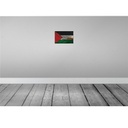 [LA-115892-2030] Blechschild 20x30 cm Palästina Palestine Rost Flagge Fahne Wappen Bild 2