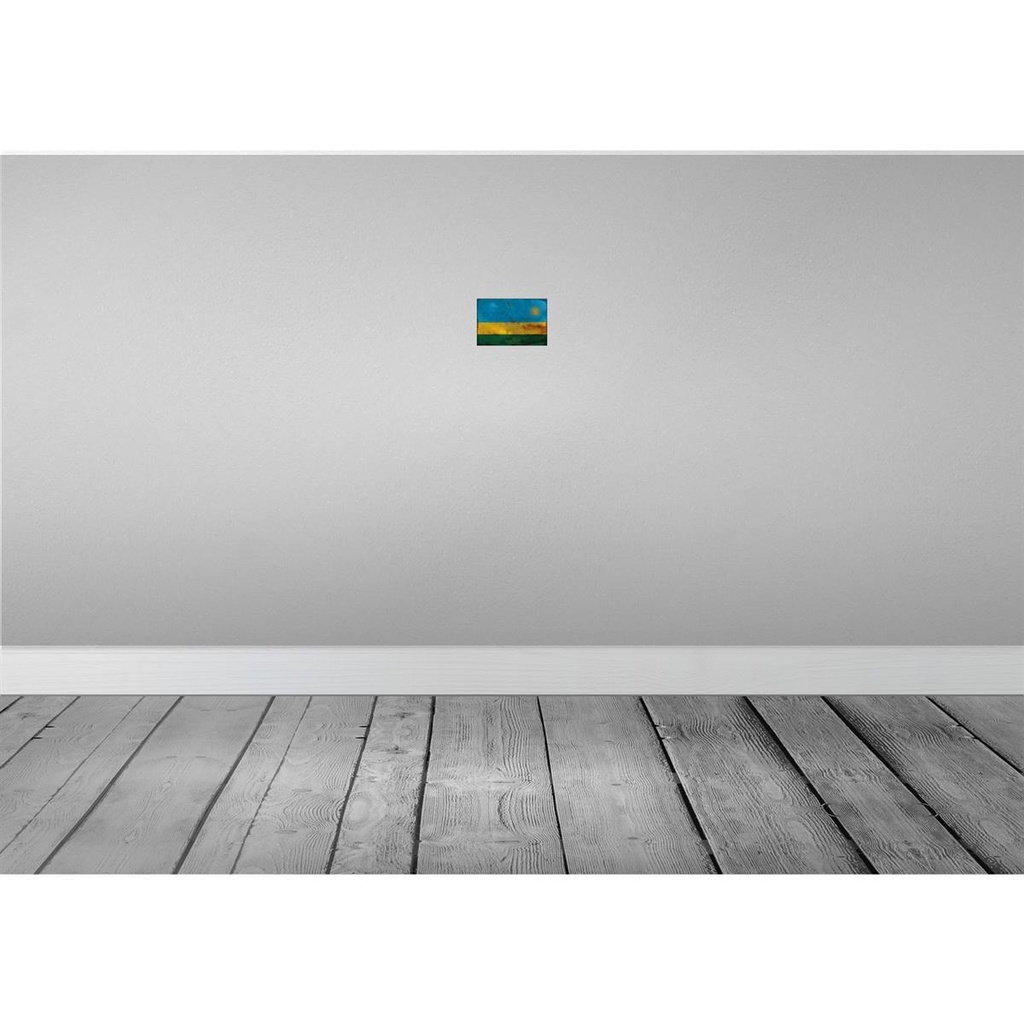 [LA-115903-1812-H] Holzschild 12x18 cm Ruanda Rwanda Rost Flagge Fahne Wappen Bild 2
