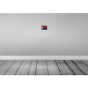 [LA-115917-1812] Blechschild 12x18 cm Sint Maarten Rost Flagge Fahne Wappen Bild 2