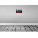 [LA-115919-H] Holzschild 20x30 cm Slowenien Slovenia Rost Flagge Fahne Wappen Bild 2
