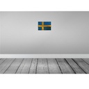 [LA-115929-2030] Blechschild 20x30 cm Schweden Sweden Rost Flagge Fahne Wappen Bild 2