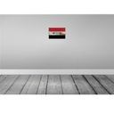[LA-115931-H] Holzschild 20x30 cm Syrien Syria Rost Flagge Straße Stadt Bild 2