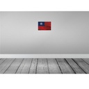[LA-115932-H] Holzschild 20x30 cm China Taiwan Rost Flagge Fahne Wappen Bild 2