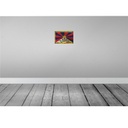 [LA-115937-2030] Blechschild 20x30 cm Tibet Rost Flagge Fahne Wappen Bild 2