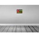 [LA-115938-2030] Blechschild 20x30 cm Togo Rost Flagge Fahne Wappen Bild 2