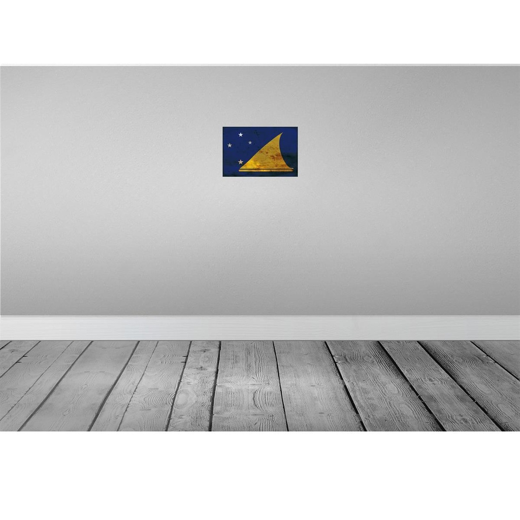 [LA-115939-H] Holzschild 20x30 cm Tokelau Rost Flagge Fahne Wappen Bild 2