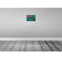 [LA-115945-2030] Blechschild 20x30 cm Tuvalu Rost Flagge Fahne Wappen Bild 2