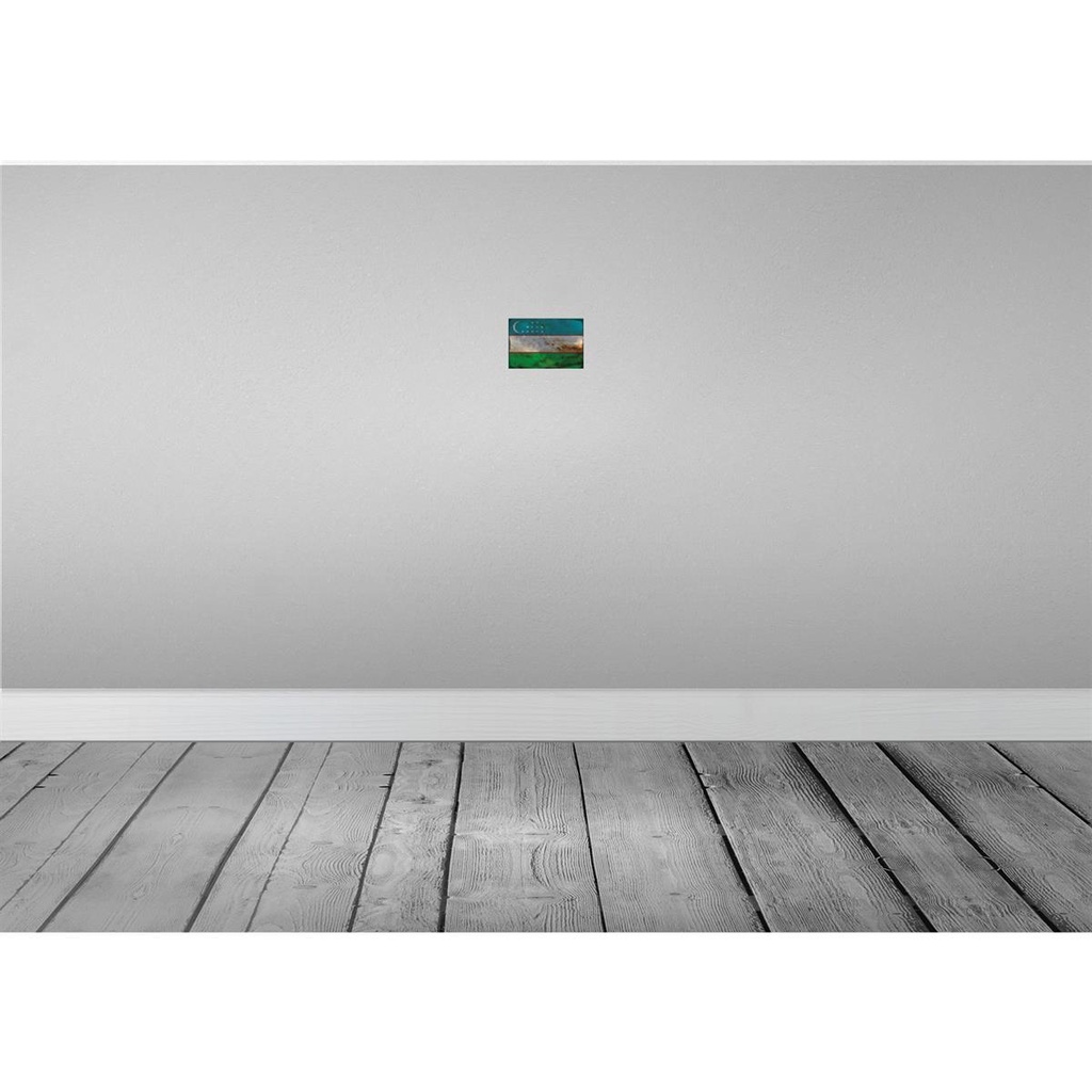 [LA-115952-1812] Blechschild 12x18 cm Usbekistan Uzbekistan Rost Flagge Fahne Wappen Bild 2