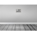 [LA-115973-H] Holzschild 20x30 cm 10 Beer minimum Bier Alkohol Dekoration Bild 2
