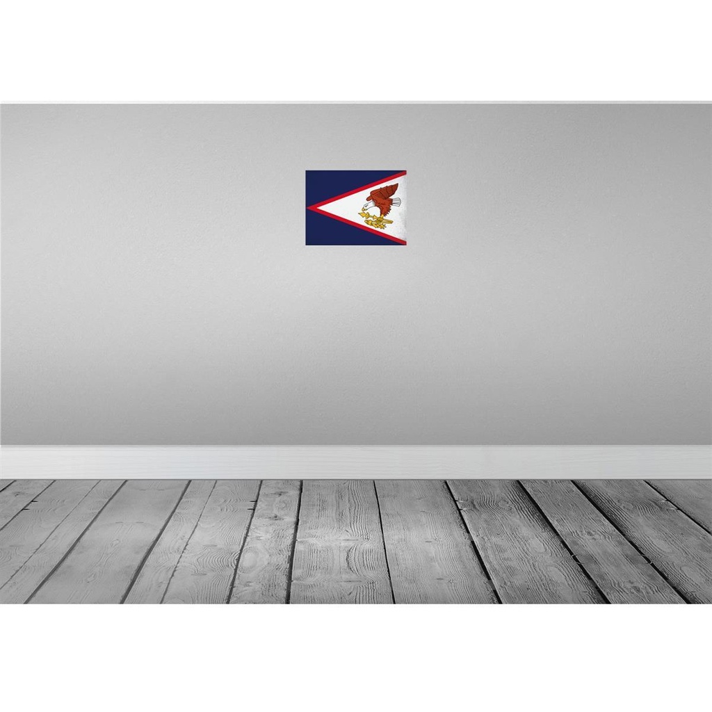 [LA-116004-2030] Blechschild 20x30 cm American Samoa Vintage Flagge Fahne Wappen Bild 2
