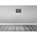 [LA-116013-2030] Blechschild 20x30 cm Aserbaidschan Azerbaijan Vintage Flagge Fahne Wappen Bild 2
