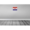 [LA-116048-H] Holzschild 20x30 cm Kroatien Croatia Vintage Flagge Fahne Wappen Bild 2