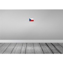 [LA-116051-1812] Blechschild 12x18 cm Tschechien Czech Republic Vintag Flagge Fahne Wappen Bild 2